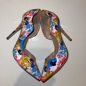 BeBe multicolored heels.